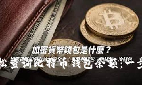 如何轻松查询比特币钱包余额：一步步指南